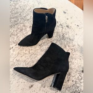 Suede ankle boots